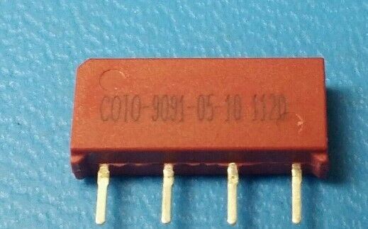 (2 PC)  9091-05-10 COTO REED RELAY, SPST, 5V, MAG SHIELD ROHS