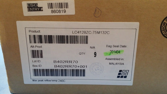 (1PC) LC4128ZC-75M132C IC CPLD 128MC 7.5NS 132CSBGA