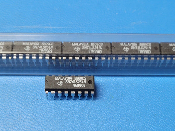 (10 PCS) SN74LS251N TI IC MULTIPLEXER 1 X 8:1 16DIP