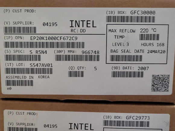(1PC) EP20K1000CF672C9 Altera IC FPGA 508 I/O 672FBGA