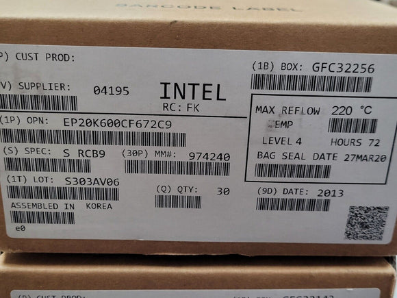 (1PC) EP20K600CF672C9 ALTERA IC FPGA 508 I/O 672FBGA