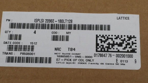 (1PC) ISPLSI2096E-180LT128 IC CPLD 96MC 5NS 128TQFP