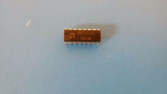 (2 PCS) AM91L02CPC AMD IC,SRAM,1KX1,MOS,DIP,16PIN,PLASTIC