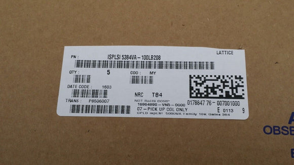 (1pc) ISPLSI5384VA-100LB208 IC CPLD 384MC 10NS 208FPBGA