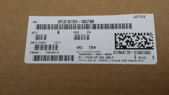 (1PC) ISPLSI5512VE-100LF388 IC CPLD 512MC 10NS 388FPBGA