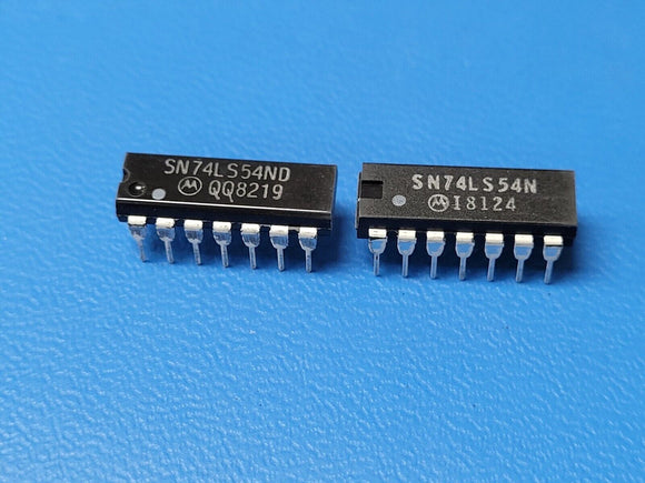 (1 PC) SN74LS54N MOT AND-OR-Invert Gate,1-Func, 10-Input, TTL, PDIP14