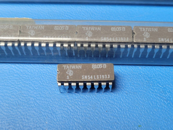 (1 PC) SN54LS193J TI Counter Single 4-Bit Binary UP/Down 16-Pin CDIP