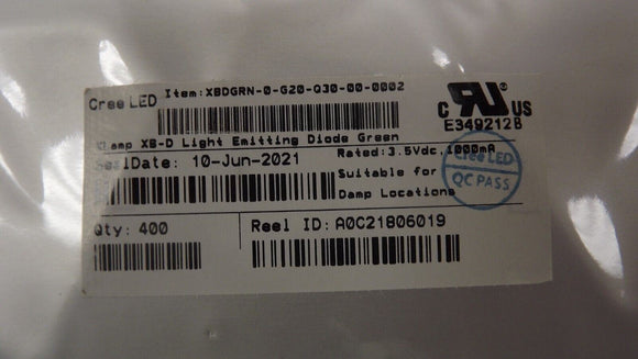 (10PCS) XBDGRN-00-0000-000000B01 LED Lighting Color XLamp® XB-D Green 528nm