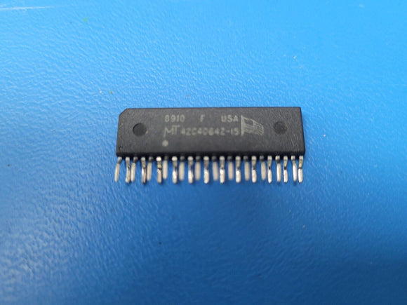 (1 pc)  MT42C4064Z-15 MICRON Memory Circuit, 64KX4, 150CMOS, PZIP24
