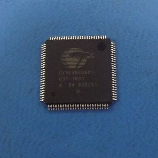 (1PC) CY8C3666AXI-037 MCU 8-bit 8051 RISC 64KB Flash 2.5V/3.3V/5V 100-Pin TQFP