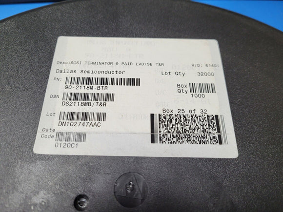 (1000 PCS) DS2118MB DALLAS SEMI, SCSI, LVD, SE Terminator 9 Terminations 36-SSOP