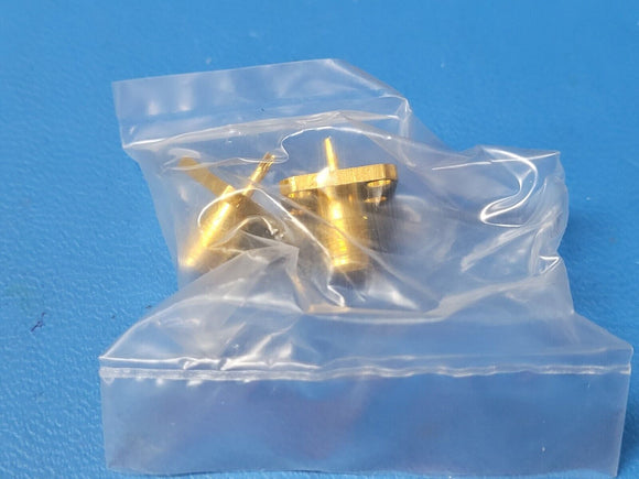 (2 PCS) 22403-0 Coax Connector SMA Receptacle Square Flange to Strip Line - NOS