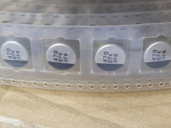 (10 PCS) EEV-FK1E471P Aluminum Electrolytic Capacitors 470UF 20% 25V SMD 105°C