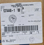 (24PC) 1374448-1 Fiber Optic Cable Assemblies PIGTAIL, 8FIB, SM RIB MPX