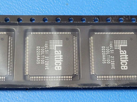 (10 PCS) ISPLSI2128VE-100LT100 LATTICE IC CPLD 128MC 10NS 100TQFP