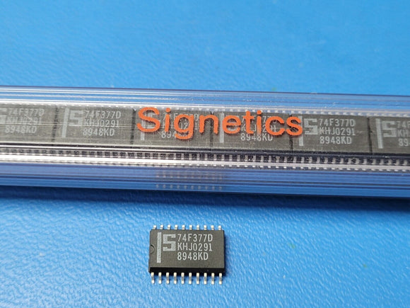 (10 PCS) 74F377D SIGNETICS FLIP FLOP D TYPE BUS INTERFACE P SOIC-20