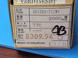 (50 PCS) RD15ES-T1(AB1)  NEC 15V 400mW Zener Diode, DO-34