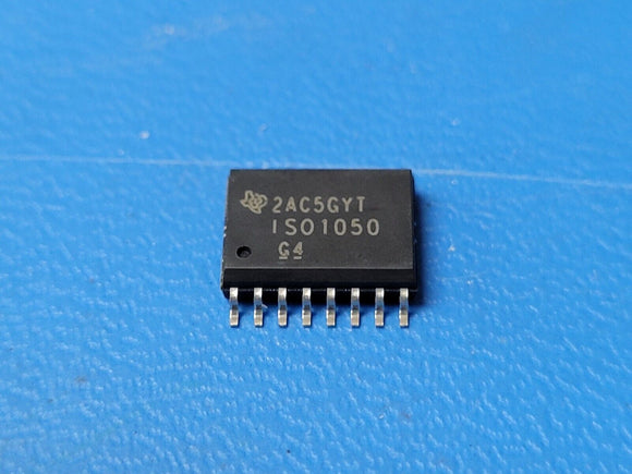 (1 PC) ISO1050DW TI 1/1 Transceiver, Isolated Half CANbus 16-SOIC ROHS