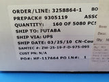 (2PC) ZW-25-19-F-D-975-095 Conn Board Stacker HDR 50POS 2.54mm Solder ST TH ROHS