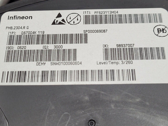 (2 PCS) PMB2304R INFINEON PPL Synthesizer IC CMOS 16 Pin P-TSSOP-16 ROHS