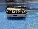(25 PCS) UVZ1H470MED Nichicon CAP ALUM 47UF 20% 50V RADIAL ROHS