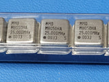 (4 PCS) MMD MB050HA-25.000MHz, 25.000MHz Crystal Clock Oscillator Half Size