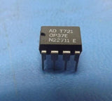 (1PC) OP37EP Operational Amplifier, 1 Func, 50uV Offset-Max, BIPolar, PDIP8