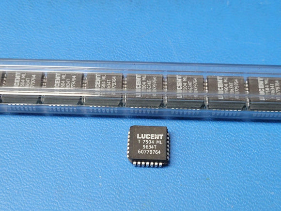 (1 PC) T-7504---ML LUCENT PCM Codec, A/MU-Law, 1-Func, CMOS, PLCC28