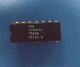 (1PC) OP400AY Operational Amplifier, 4 Func, 270000uV Offset-Max, BIPolar,CDIP14