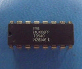 (1PC) MUX08FP Single-Ended Multiplexer, 1 Func, 8 Channel, JFET, PDIP16