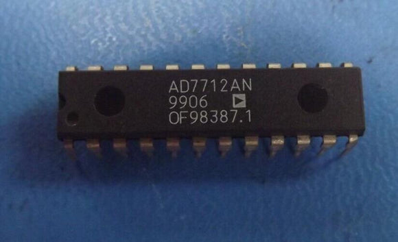 (1PC) AD7712AN 24 Bit Analog to Digital Converter 1 Input 1 Sigma-Delta 24-PDIP
