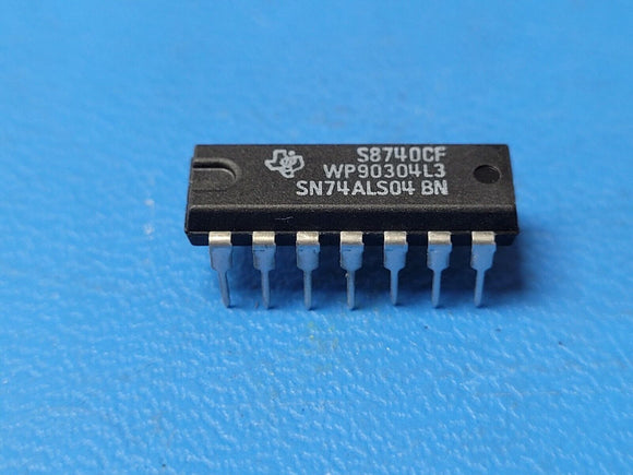 (10 PCS) SN74ALS04BN TI Inverter 6-Element Bipolar 14-Pin PDIP