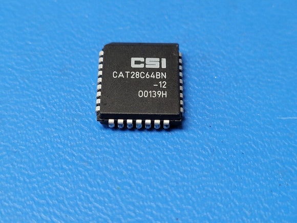 (1 PC) CAT28C64BN-12 CSI EEPROM Memory IC 64Kbit 120 ns 32-PLCC