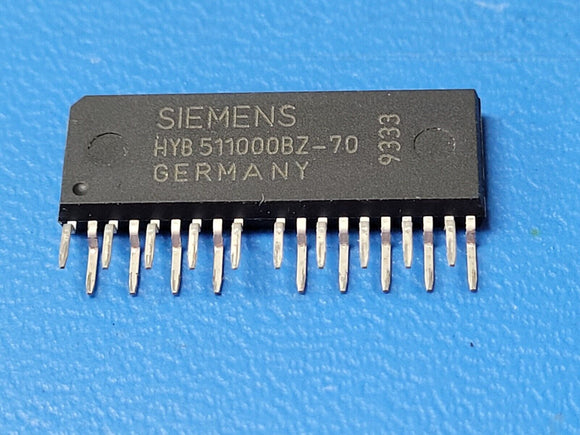 (2 PCS) HYB511000BZ-70 SIEMENS Fast Page DRAM, 1MX1, 70ns, CMOS, PZIP20
