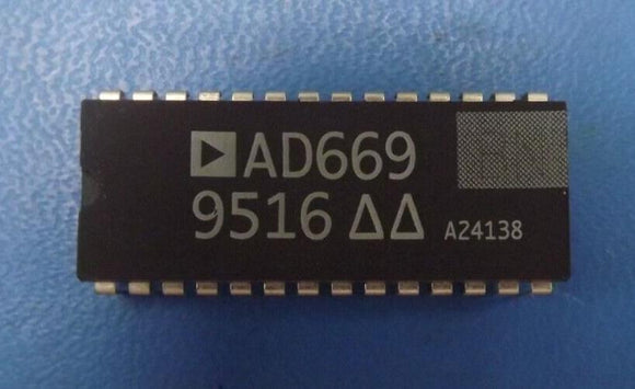 (1) AD669BN DAC 1 Func, Parallel, Word Input Loading, 10us Settling Time, PDIP28