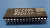 (1) AD669BN DAC 1 Func, Parallel, Word Input Loading, 10us Settling Time, PDIP28