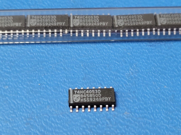 (10 PCS) 74HC4053D PHILIPS Analog Multiplexer Triple 2:1 16-Pin SOIC