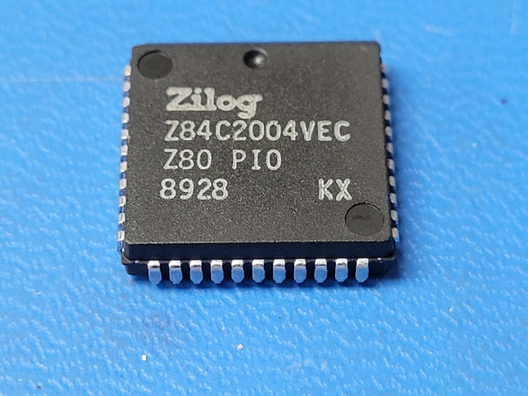 (1 PC) Z84C2004VEC ZILOG Micro Peripheral IC, CMOS, PLCC44, 100.0 Cel