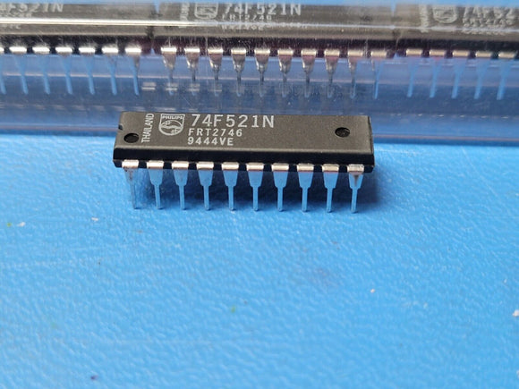 (10 PCS) 74F521N Philips, Identity Comparator 8-Bit 20-Pin PDIP