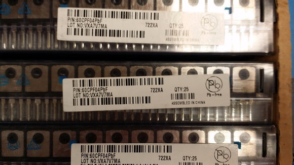 (25 PCS) 60CPF04PBF VISHAY DIODE FAST REC 400V 60A TO247AC ROHS