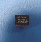 (2PC) OP07AZ/883 Operational Amplifier, 1 Func, 60uV Offset-Max, BIPolar, CDIP8