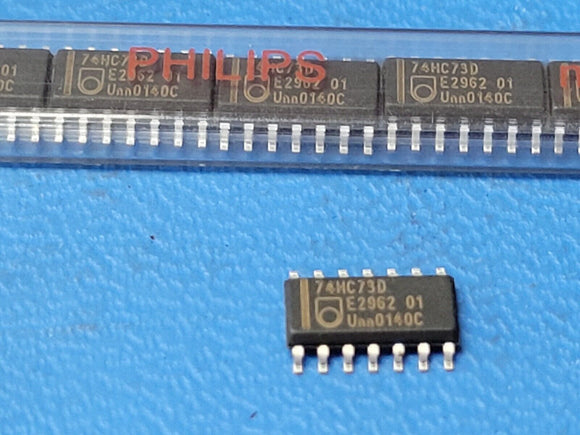 (10 PCS) 74HC73D PHILIPS Flip Flop JK-Type Neg-Edge 2-Element SOIC-14