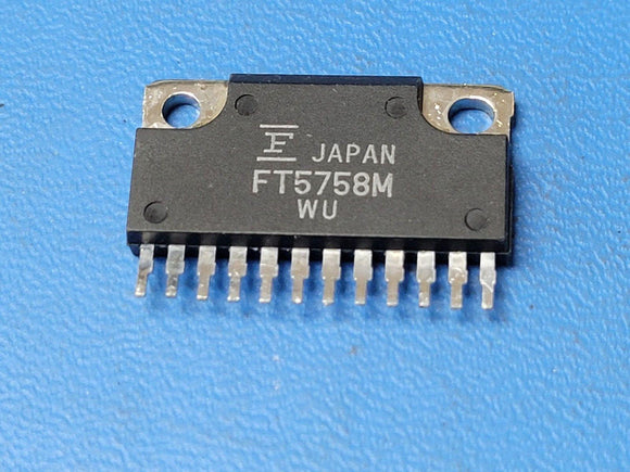 (1 PC) FT5758M Power Bipolar Transistor, 5A, 100V, 4-Element, NPN, RM-65, 12 PIN