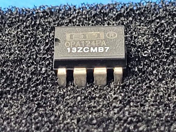 (1 PC) OPA124PA Operational Amp, 1 Func, 500uV Offset-Max, BIPolar, PDIP8