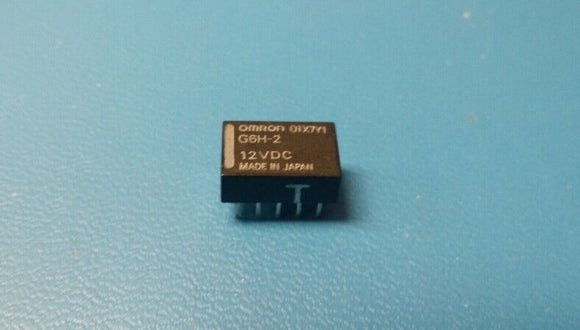 (1 PC) G6H-2-DC12 OMRON RELAY TELECOM DPDT 1A 12VDC ***TRIM REFURBS***