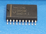 (15 PCS) 74HCT374D PHILIPS 3-State D-Type Flip-Flop Positive Edge-Trigger SOIC20
