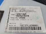 (25) SM6T36A STMICRO 64.3V Clamp 62A (8/20µs) Ipp Tvs Diode SMB (DO-214AA) ROHS