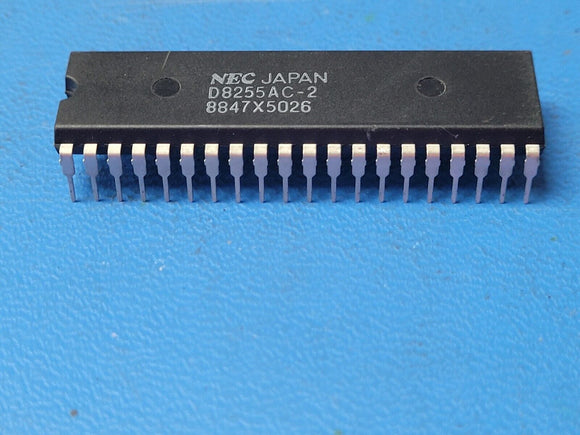 (1 PC) UPD8255AC-2 NEC Parallel IO Port, MOS, PDIP40