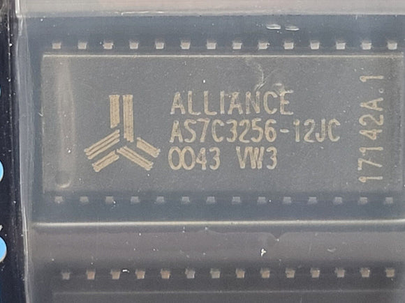 (2 PCS) AS7C3256-12JC ALLIANCE High Performance 32Kx8 CMOS SRAM SOJ28