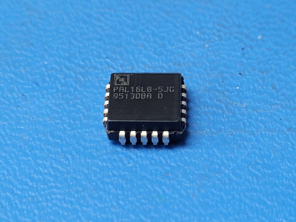 (10 PCS) PAL16L8-5JC AMD OT PLD, 6.5ns, PAL-Type, TTL, PLCC20